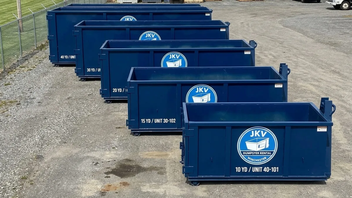 What Size Dumpster Do I Need in Winchester, VA?