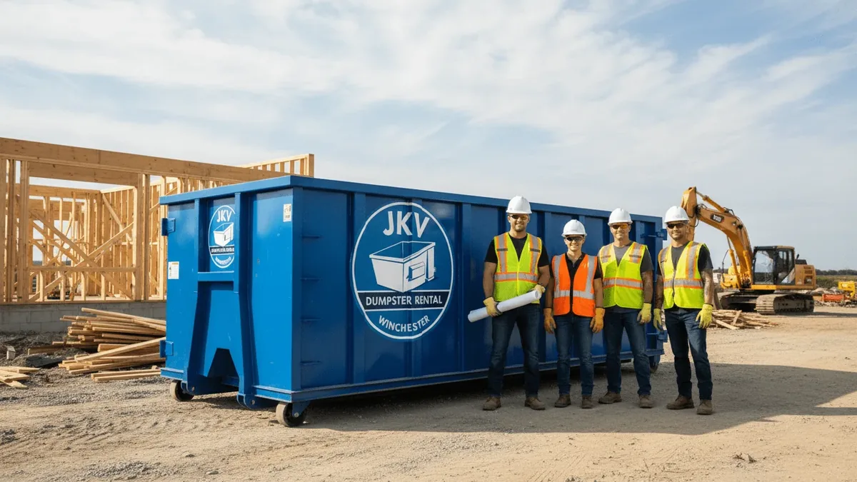 Roofing Tear-Off Dumpster Guide for Winchester, VA Homeowners and Roofers